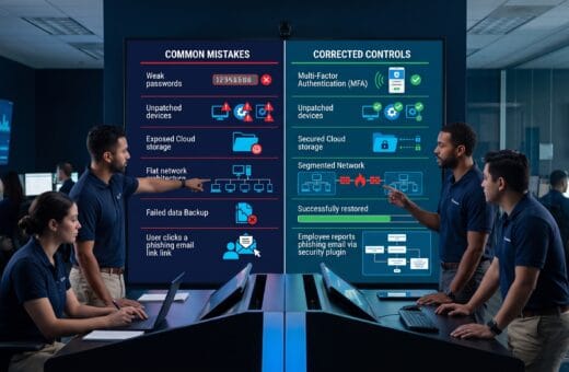common cybersecurity mistakes