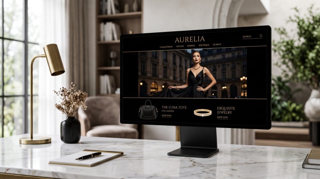 luxury web design ideas
